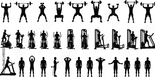 Black Silhouette Summer Beach Frame Vector, Featuring Palm Trees, Deck Chairs, and Umbrella, Ideal for Tropical Vacation, Holiday, and Relaxation Graphic Design.