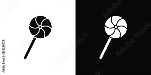 Candy icons pictogram. Vector isolated shape in modern doodle style.