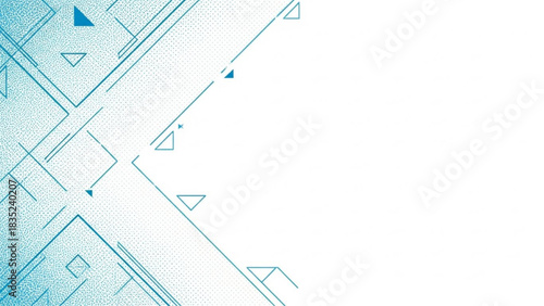 Abstract Corporate Background with Blue Diagonal Dot Corner on Clean White Minimal Design