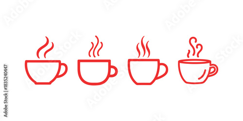 Fingerprint collection identity or security red concept