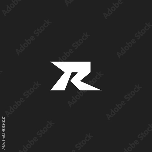 Free Download Dynamic and bold monogram R for strong brand identity. - GFXLoad