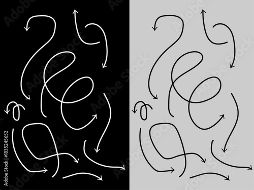 Arrows, Arrows icons set, modern simple flat black vector pointer signs. Arrow icon set for forward click buttons, web design arrow navigation and apps elements
