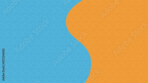 Blue and Orange Abstract Dual Color Textured Background