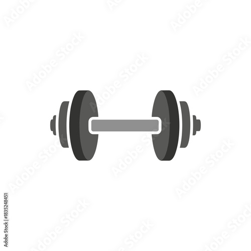 Dumbbell Illustration A Symbol of Fitness and Strength Training.