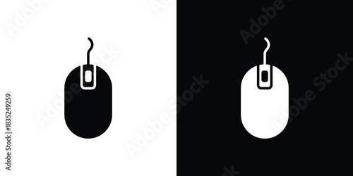 Mouse icons pictogram. Vector isolated shape in modern doodle style.