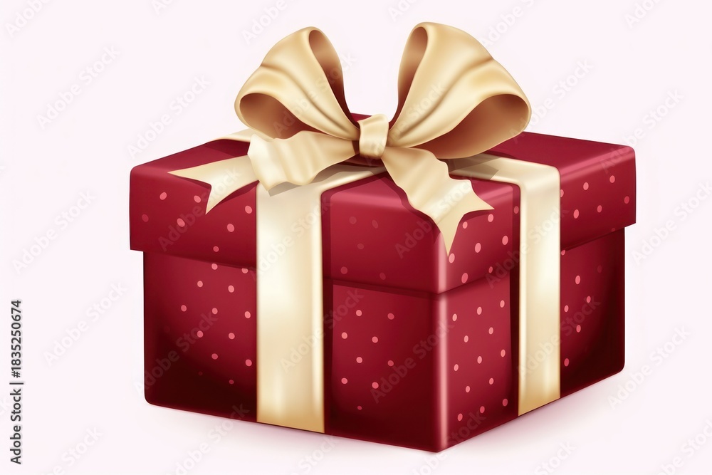 Obraz premium Christmas gift present box celebration.