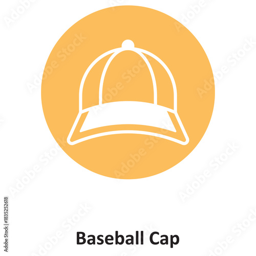 Baseball Cap Vector icon which can easily modify or edit
