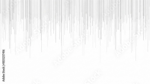 Minimal Abstract Background with Thin Light Gray Vertical Lines on White