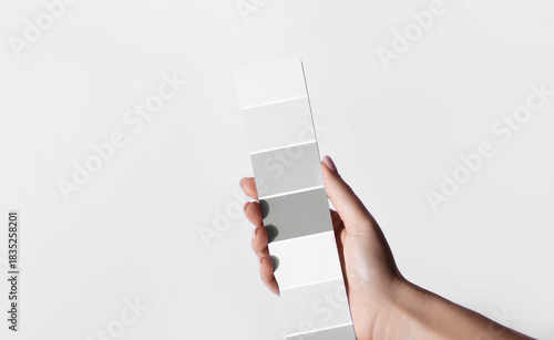 Color samples palette design catalog. New trending colour of the 2026 year 