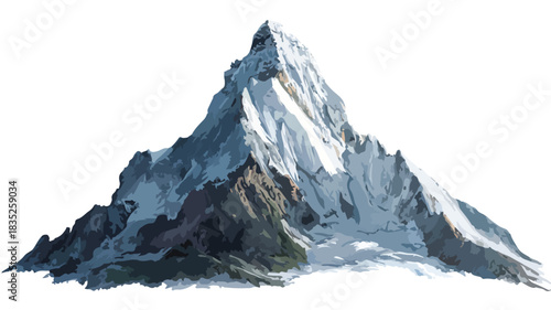 Mountain Painting Named "The Name of the Mountain"