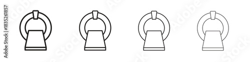 MRI icon on white background. Modern simple icon vector illustration.