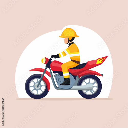 girl on motorcycle