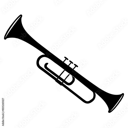 trumpet vector illustration
