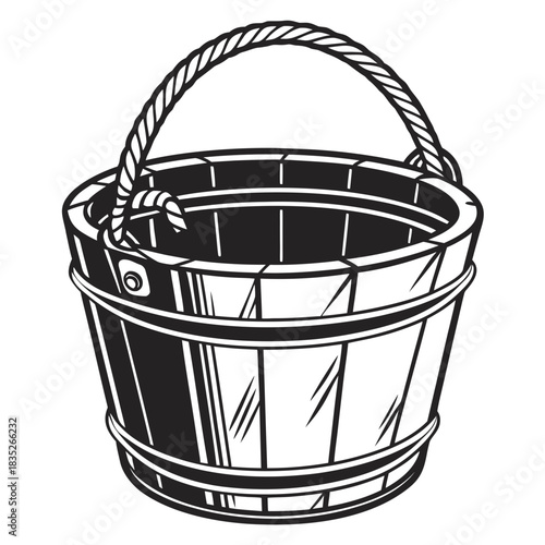 empty basket vector illustration