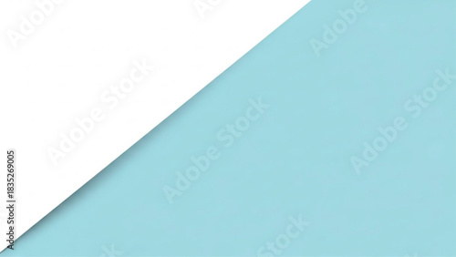 Minimal Abstract Background with Clean Diagonal Split of White and Light Blue
