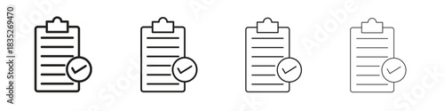 Survey icon on white background. Modern simple icon vector illustration.