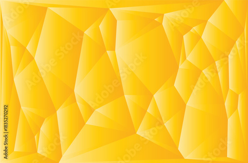 Geometric golden yellow abstract background pattern design with light fractal line texture