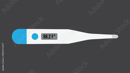 Digital Medical Thermometer with Temperature Display