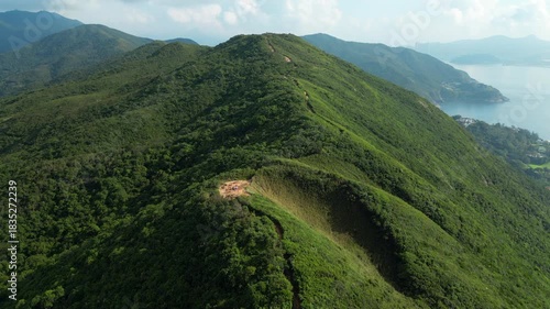 Wallpaper Mural Dragons Back Hiking Trail Heading North Hong Kong Island China 4K 60FPS Torontodigital.ca