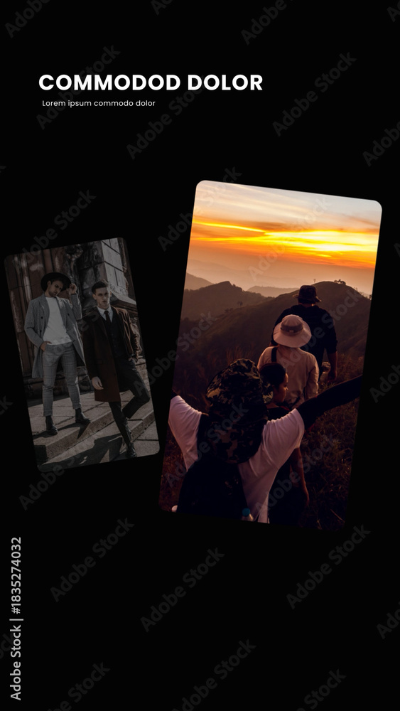 Vertical Carousel Animation 03 Stock Template | Adobe Stock