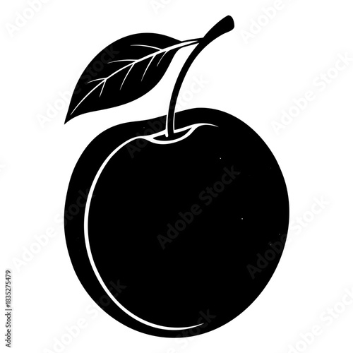 vector illustration of an apple