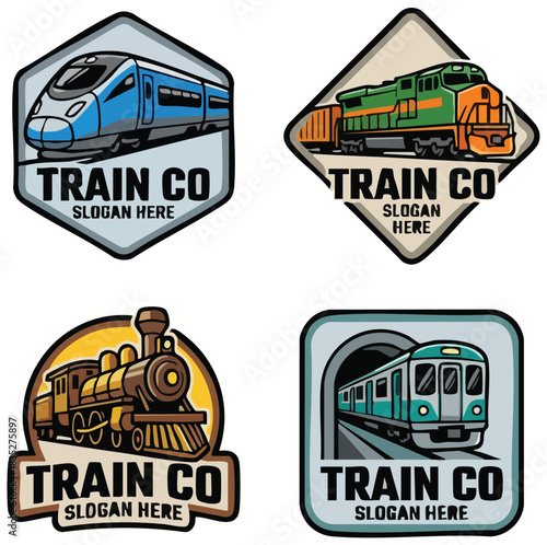 set of trains logo