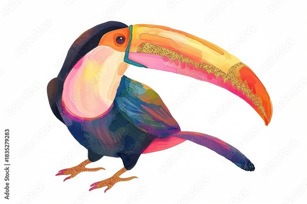 Fototapeta premium Toucan animal bird beak.