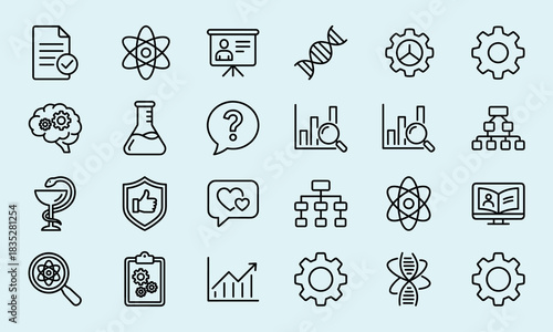 Ultimate vector bundle: agile scrum icons, science research concepts, food pyramid, cute otter couple, and creative planning elements for diverse projects.