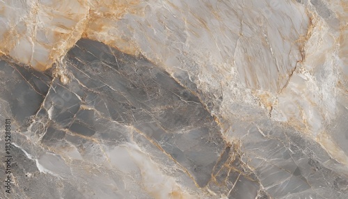 Elegant Earthy Stone Background Tile with Swirling Gray, Beige, and Subtle Gold Veining Patterns
