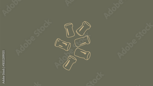 Elegant champagne corks create a festive vibe perfect for celebrations and sophisticated events, hinting at luxury and joyous occasions