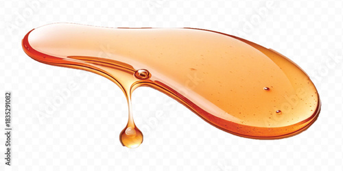 abstract smooth liquid  honey, engine, olive oil and  cooking splashing  in curve style isolated on white background