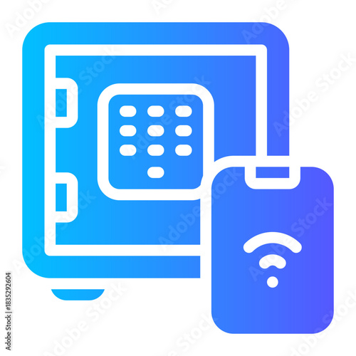 safe box gradient icon