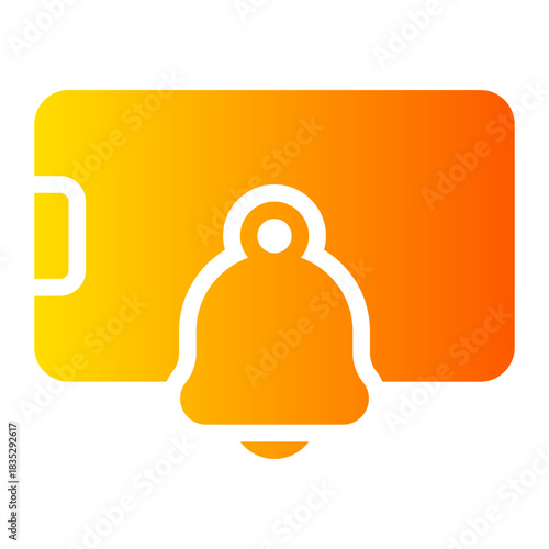 push notification gradient icon