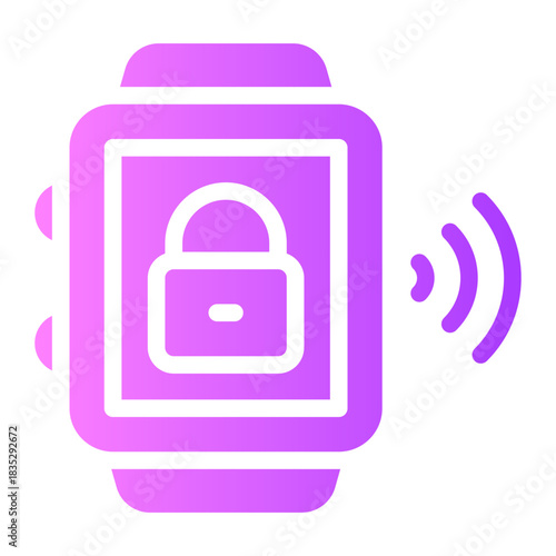 smartwatch gradient icon