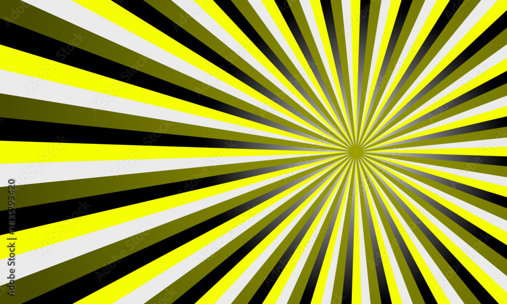Fototapeta premium Simple And Colorful Radial Light Graphic Background Material