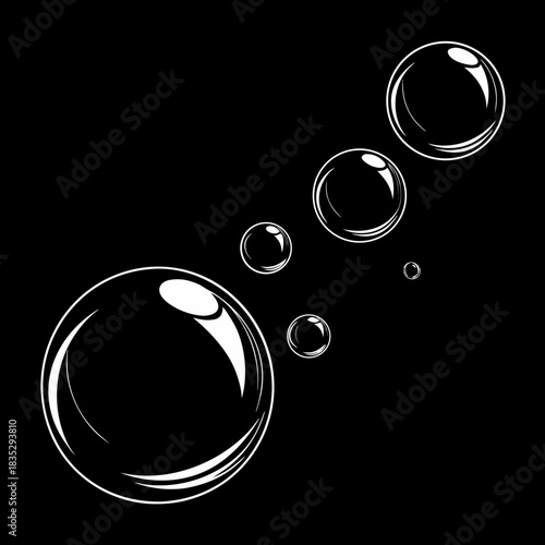 abstract background with bubbles