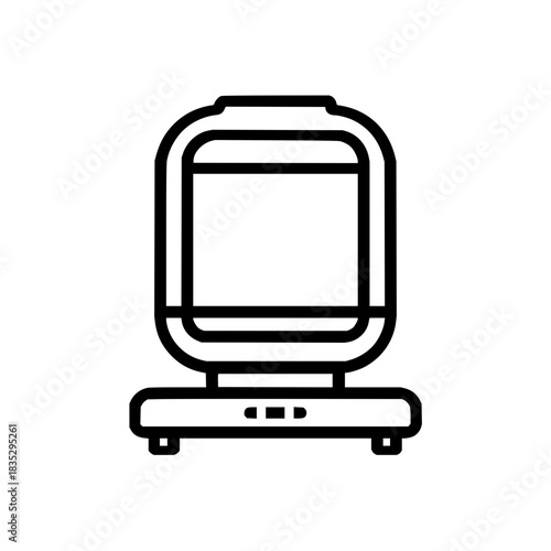 Portable food steamer appliance for healthy cooking and steaming vegetables and seafood for meal prep use