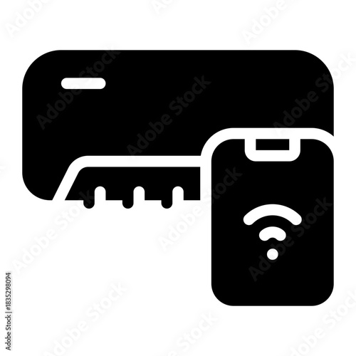 air conditioner glyph icon