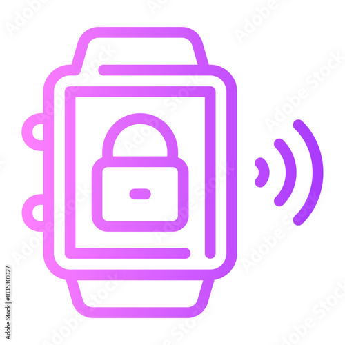 smartwatch gradient icon