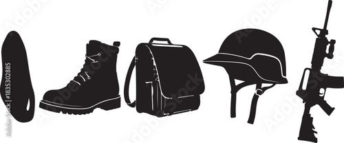 woman sandal purse silhouette set
