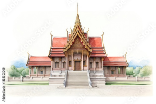 Wallpaper Mural Temple architecture building pagoda. Torontodigital.ca