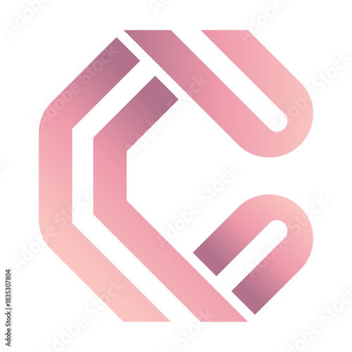 Letter C Logo Design. Modern Abstract Symbol Vector.