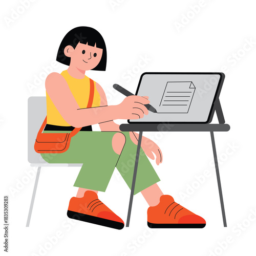 Smart Contracts Vector illustration EPS 10 File