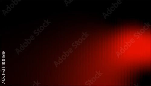 A dark, moody gradient background with a glowing red highlight on the right edge. Features a subtle vertical line distortion, creating a futuristic glass or heat-haze effect.
