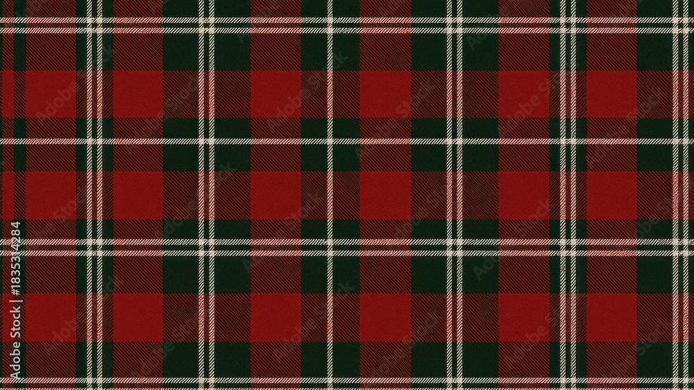 Obraz premium Classic red plaid pattern desktop wallpaper