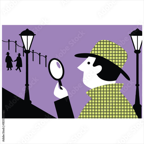 vector illustration of a halloween witch