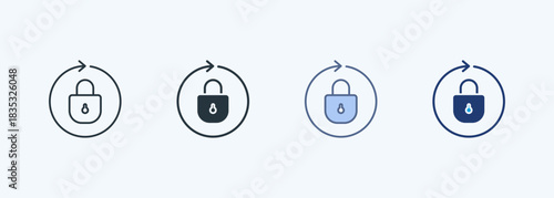 Locked Multiple Style Icon Collection