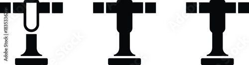 Tensile testing stages specimen before during and after failure