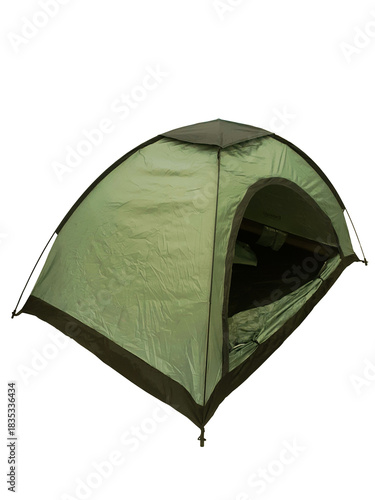 Camping tent isolated on PNG background.