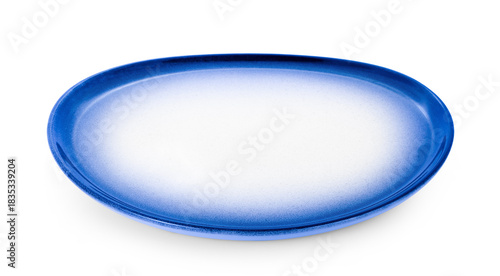 empty plate isolated on white background.